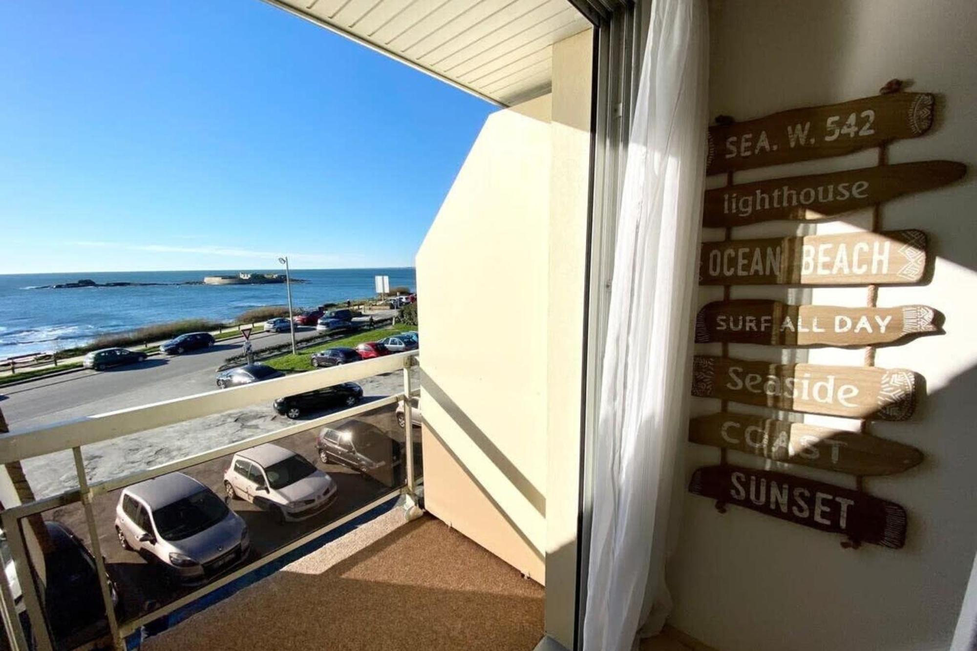 Joli Appartement Top Cosy Vue Mer Imprenable 180 Ploemeur Dış mekan fotoğraf