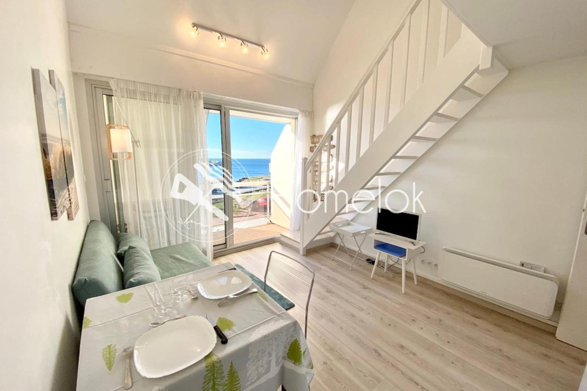 Joli Appartement Top Cosy Vue Mer Imprenable 180 Ploemeur Dış mekan fotoğraf